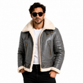 Men's Slate Grey B-3 Aviator Jacket