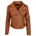 Women’s Soft Lambskin Leather Moto Jacket