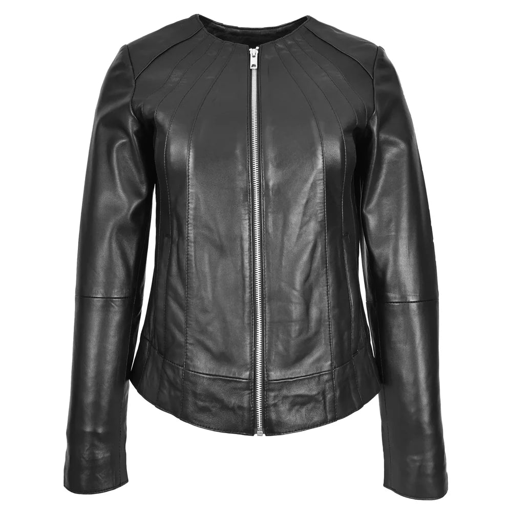 Women’s Real Leather Classic Jacket