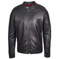 Comfortable Men's Real Leather Casual Biker Style Jacket