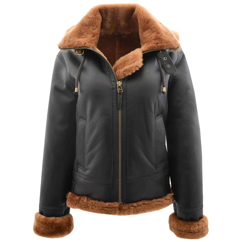 Women's Genuine Sheepskin B3 Pilot Jacket