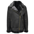 Women's Sheepskin Aviator Pilot Jacket