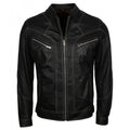 Best Quality Biker Men’s Black Vintage Leather Jacket
