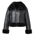Women's B3 Bomber Jacket – Black Shearling Aviator