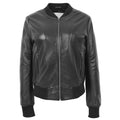 Women's Genuine Leather Bomber Jacket
