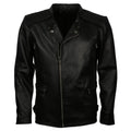 Best Quality Vintage Men's Biker Black Motorcycle Leather Jacket