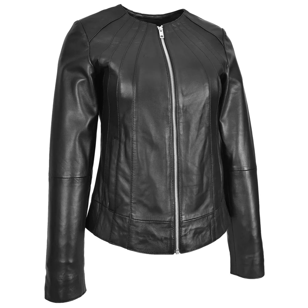 Women’s Real Leather Classic Jacket