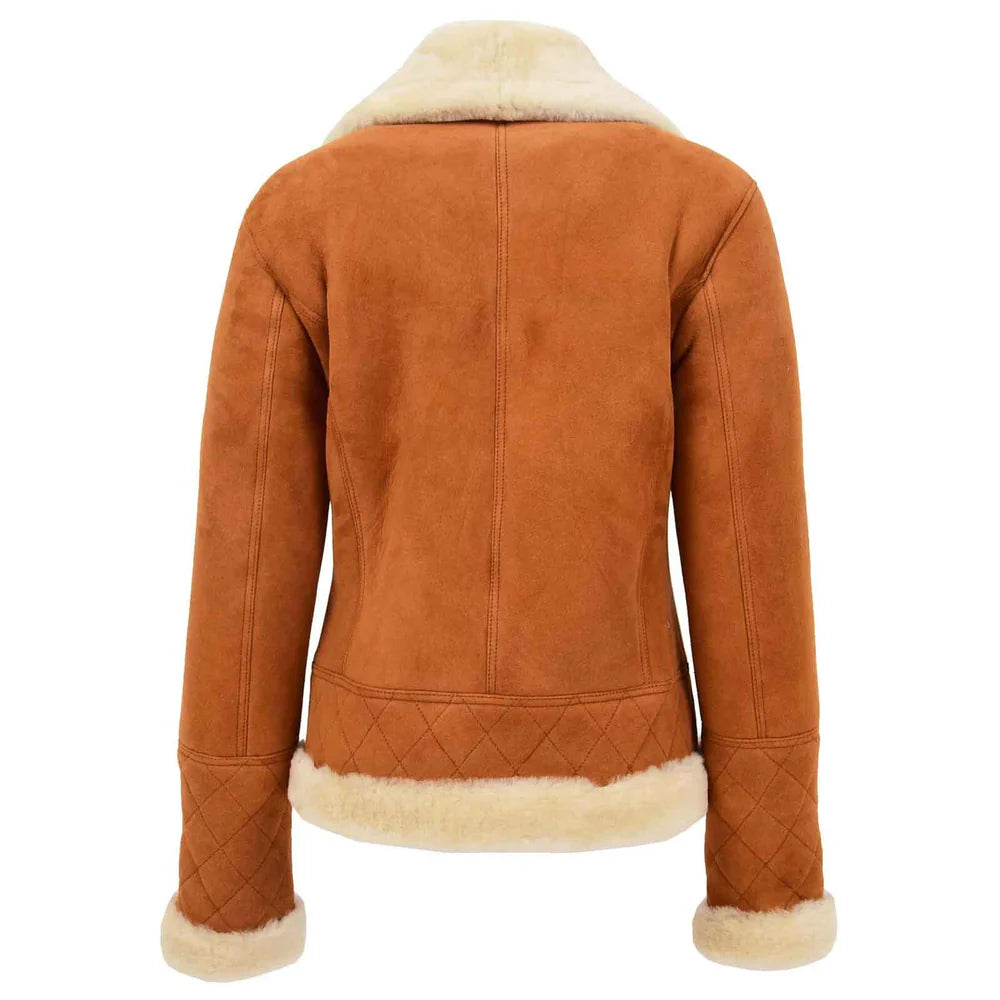Women’s Merino Sheepskin Aviator Jacket