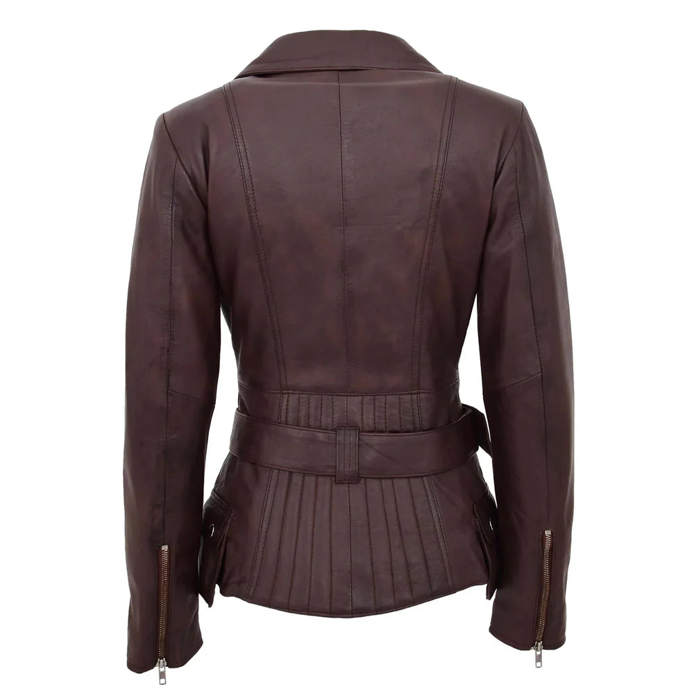 Women’s Leather Motorcycle Jacket