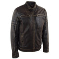 Men's Real Leather Biker Jacket