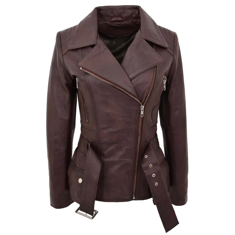 Women’s Leather Motorcycle Jacket