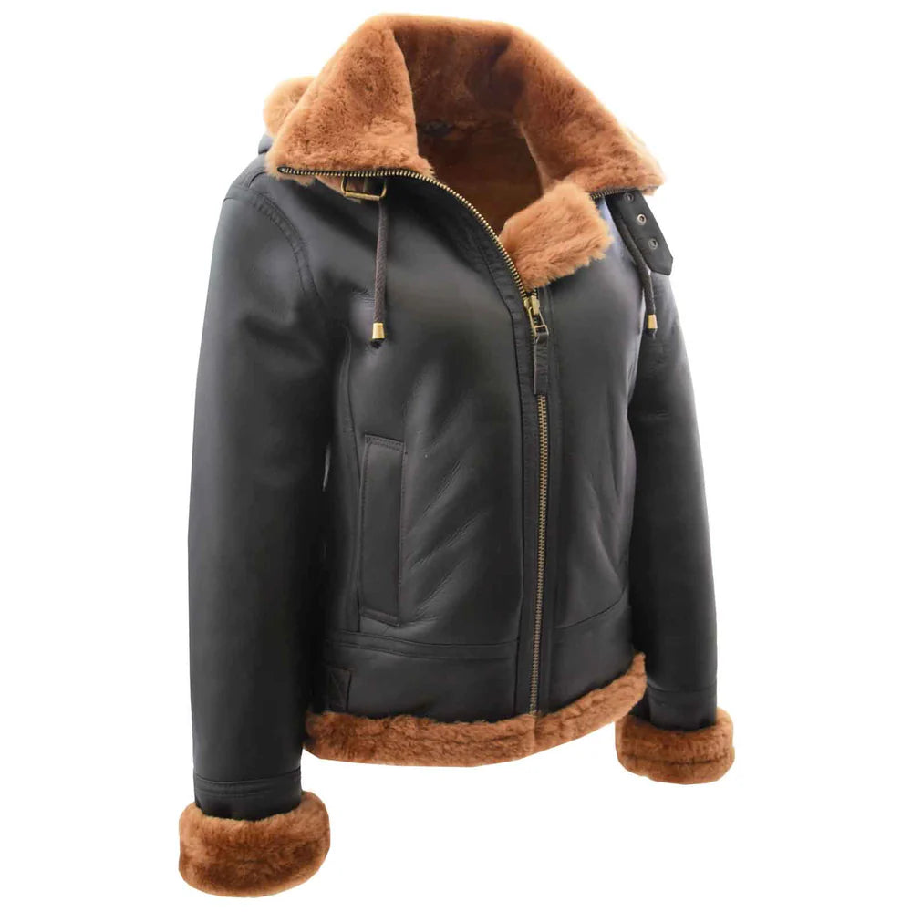 Women's Genuine Sheepskin B3 Pilot Jacket