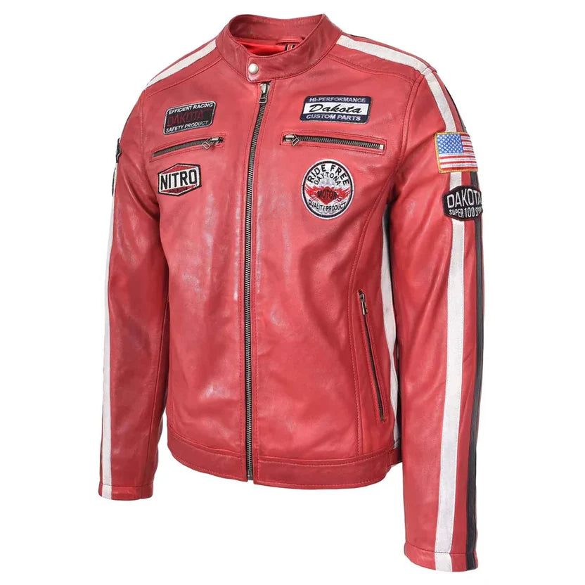 red leather moto jacket