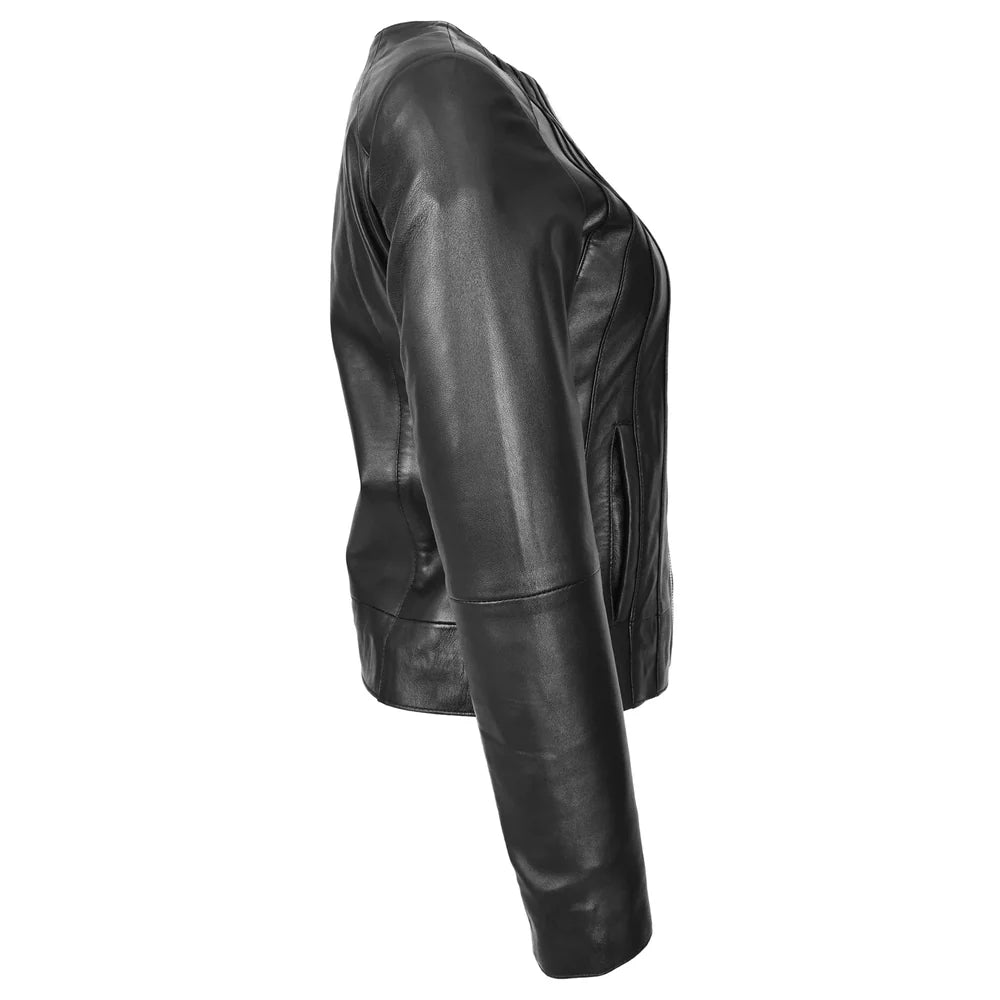 Women’s Real Leather Classic Jacket