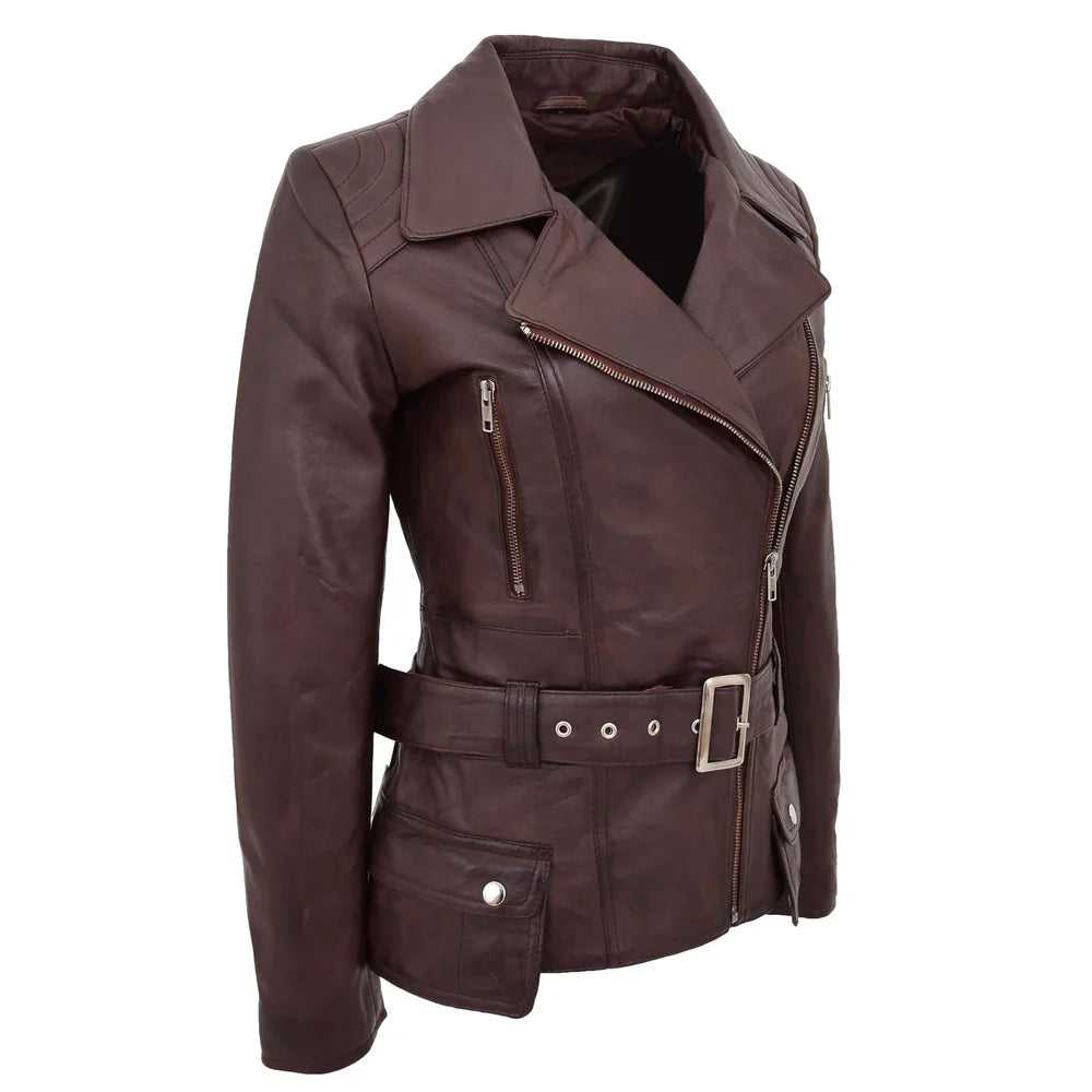 Women’s Leather Motorcycle Jacket