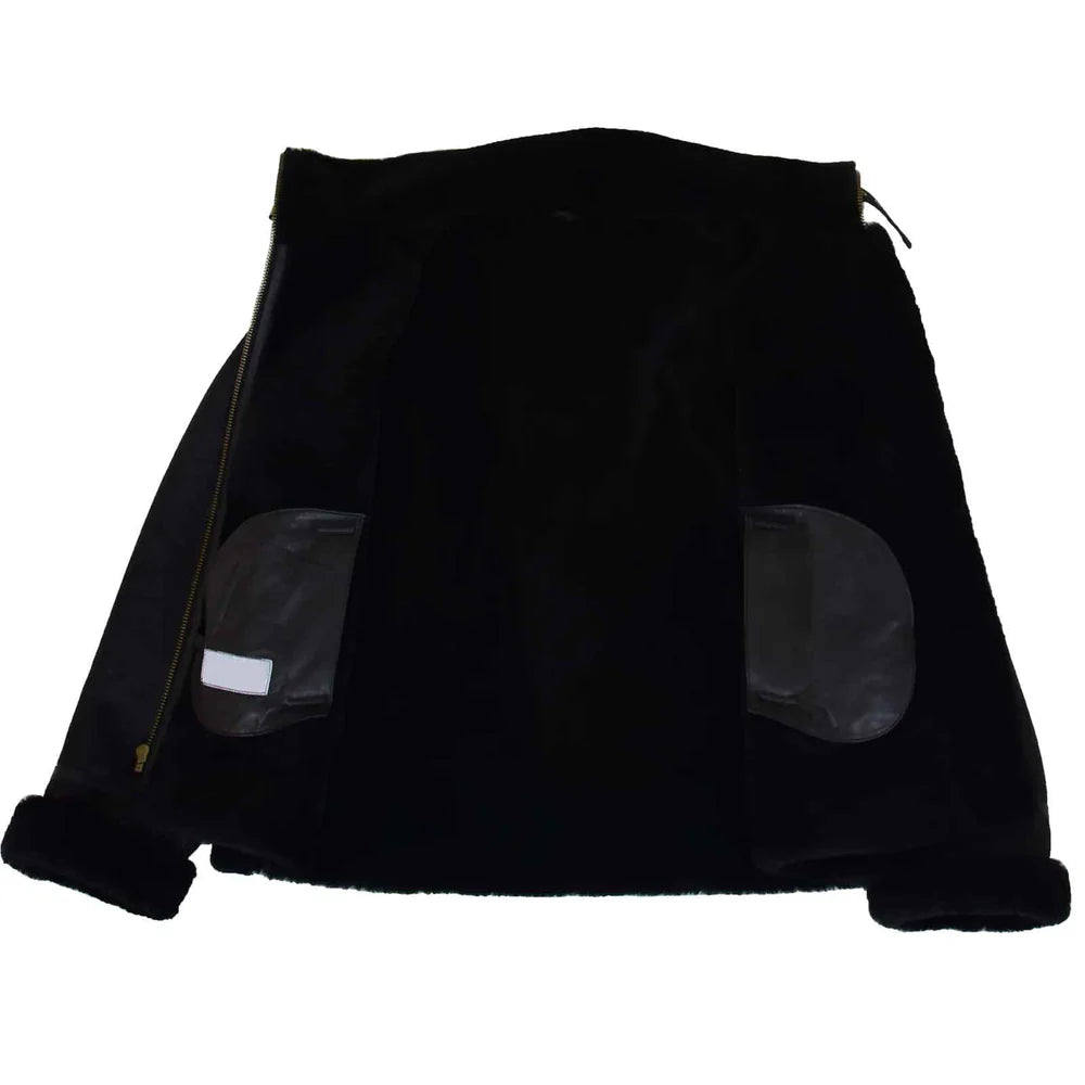 Women's Genuine Sheepskin B3 Bomber Jacket