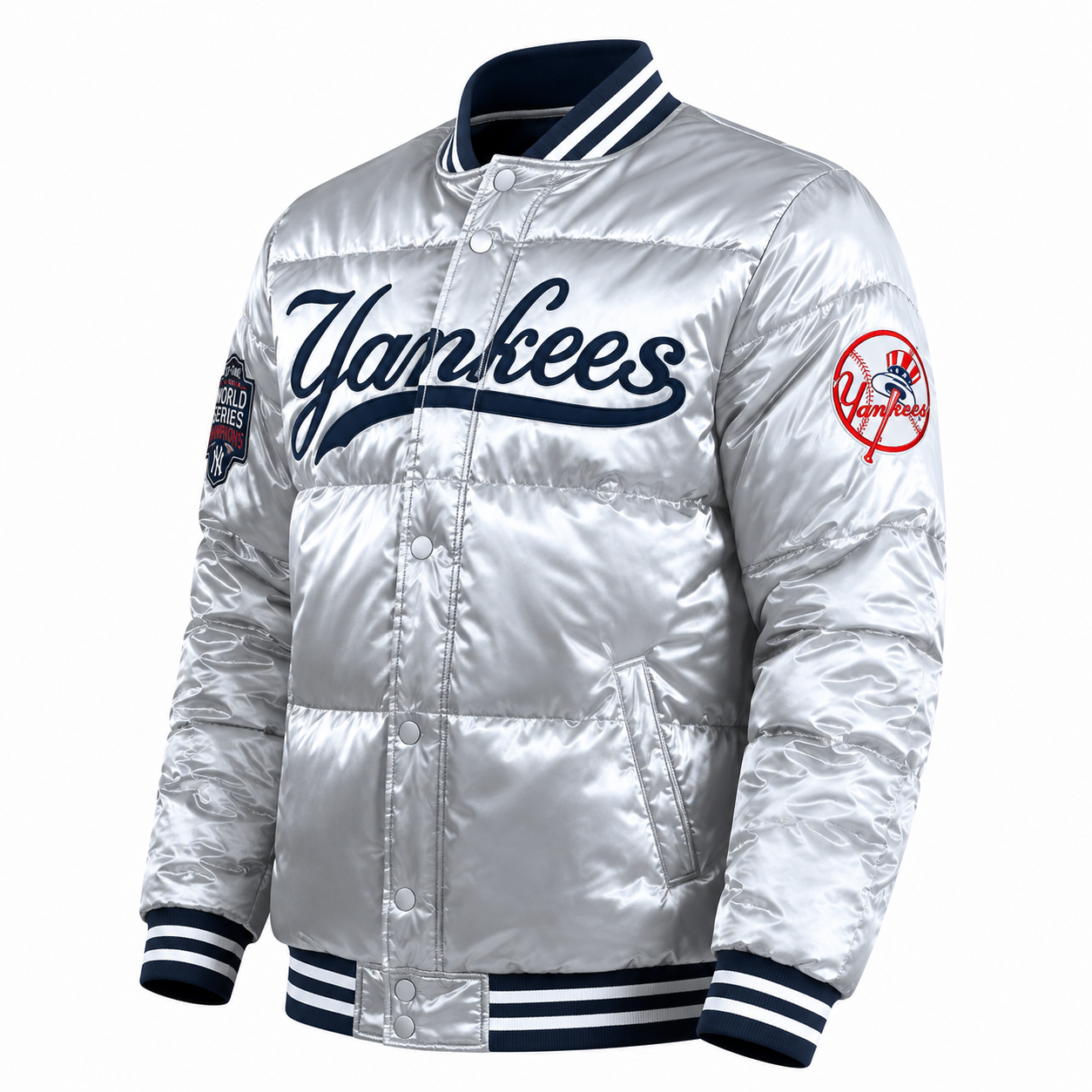 Yankees Bomber Satin Jacket