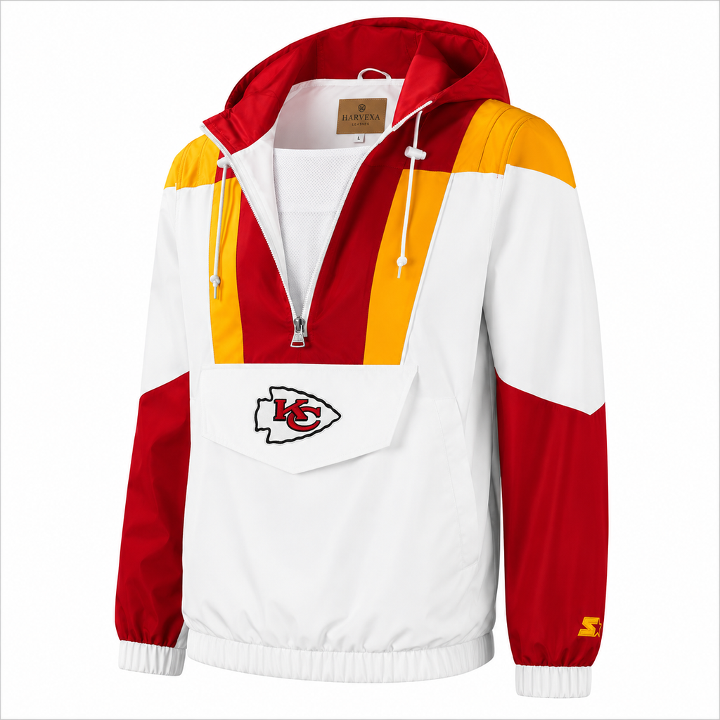Kansas City Chiefs White Starter Jacket