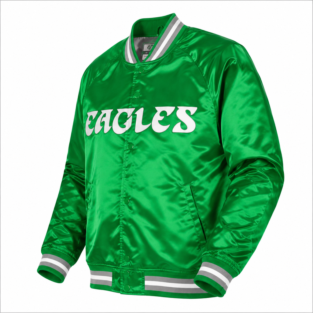 Philadelphia Eagles Satin Lightweight Jacket