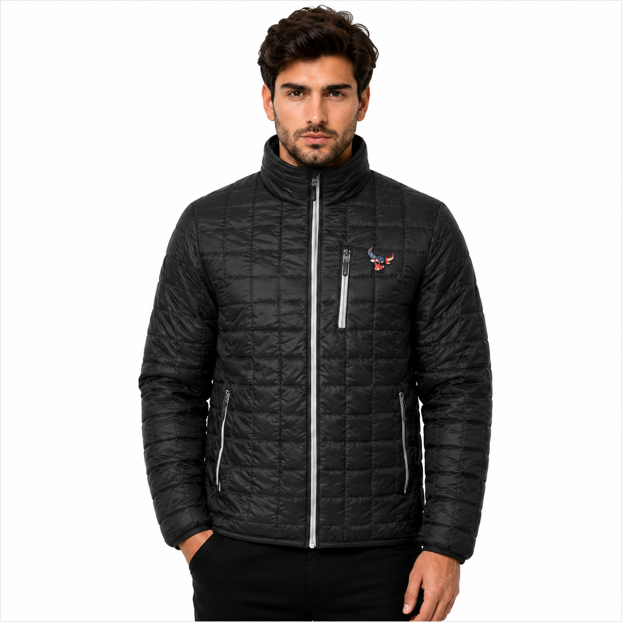 Cutter & Buck Men's Buffalo Bills "Americana" Rainier Puffer Jacket