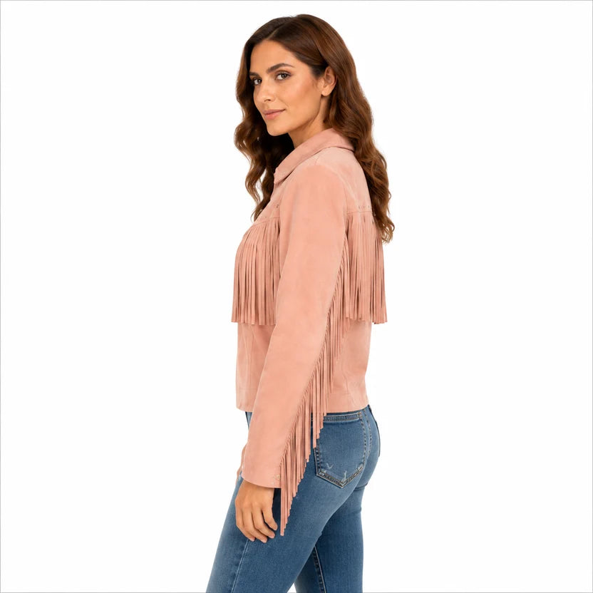 pink western jacket