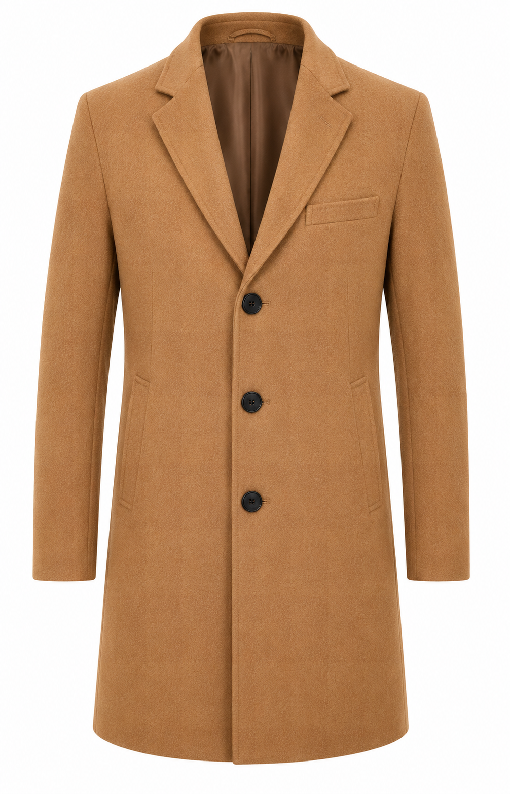Classic Single-Breasted Wool coat