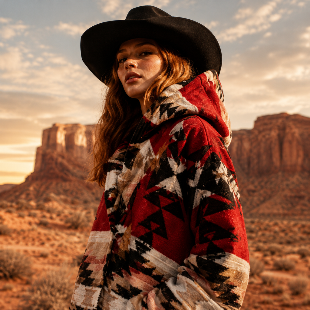 Yellowstone Beth Dutton Red Coat Western Desert Outfit 
