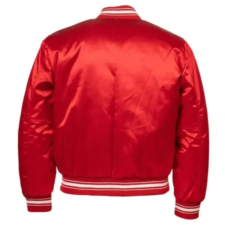 Chicago White Sox 1971 Authentic Vintage Satin Red Varsity Jacket