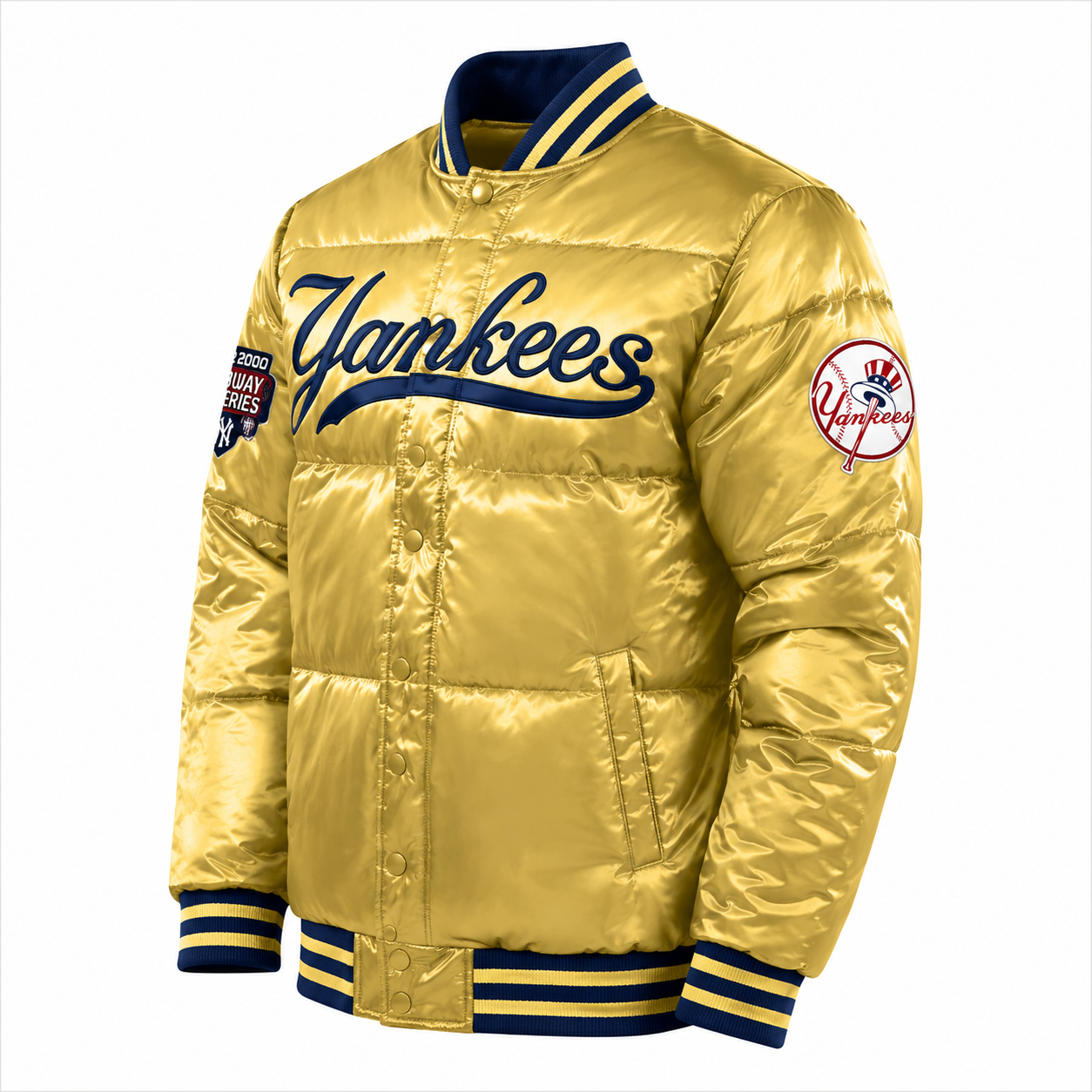 Yankees Bomber Satin Jacket
