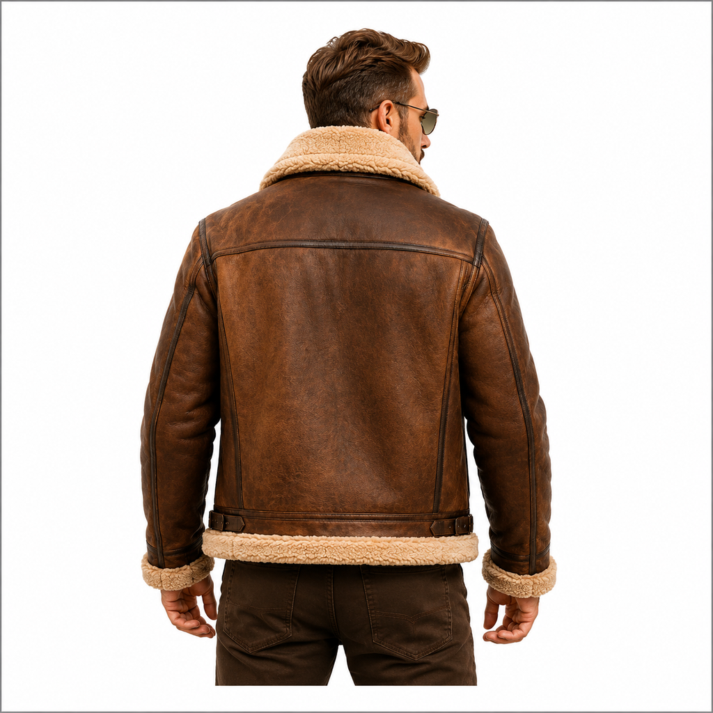 Men's Vintage  B-3 Aviator Jacket