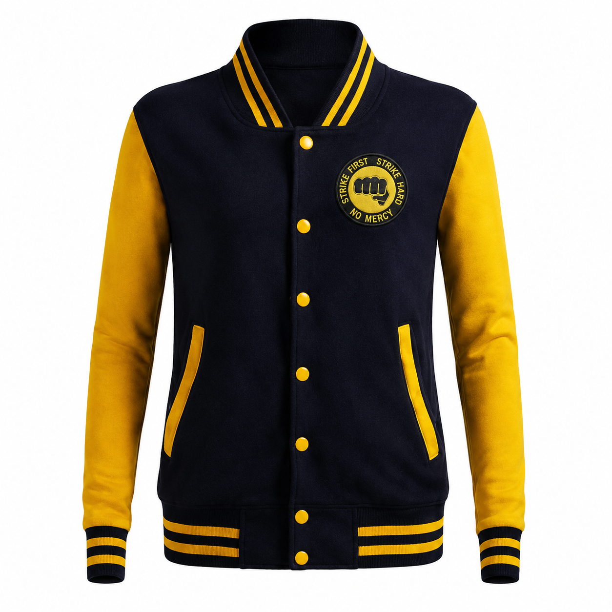 Cobra Kai Black & Yellow Varsity Jacket