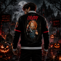 Horror Movie Snap Button Jacket