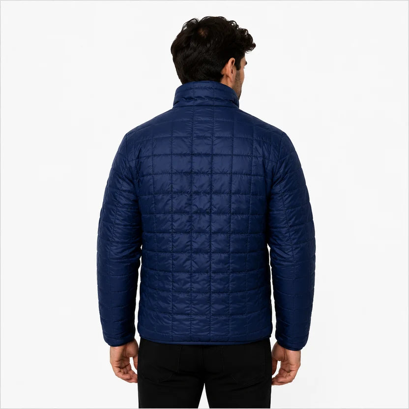 Navy Blue Rainer Puffer Dallas Lightweight Quilted Puffer Jacket