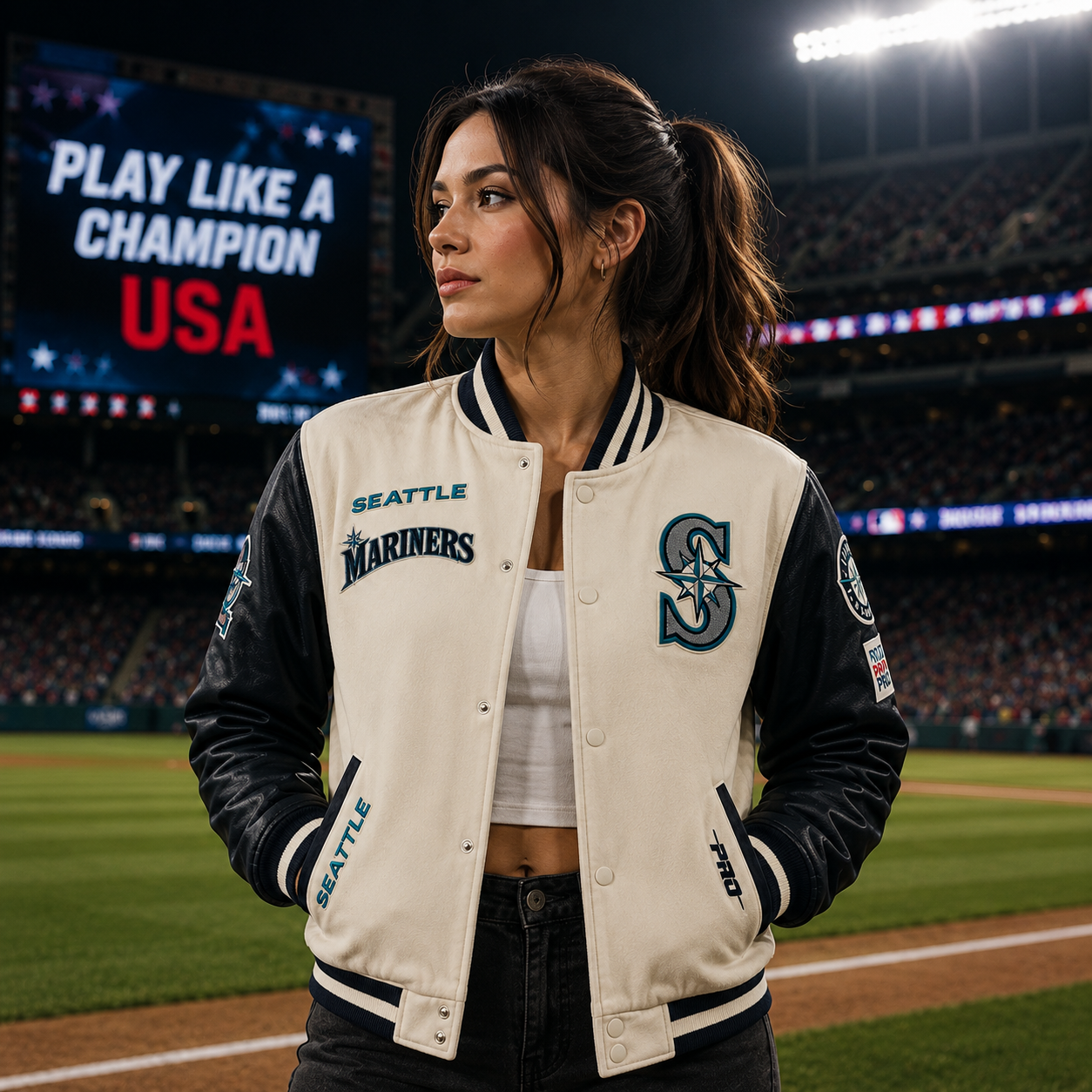Seattle Mariners Letterman Jacket