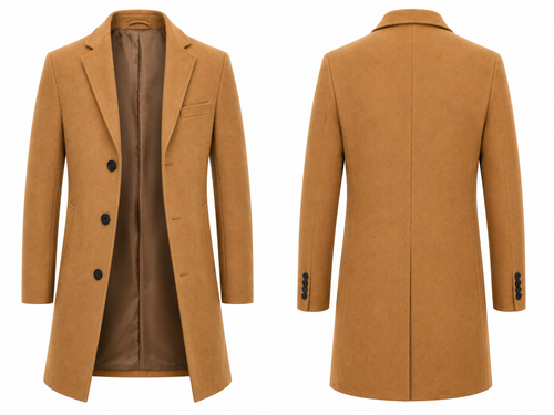 Classic Single-Breasted Wool coat