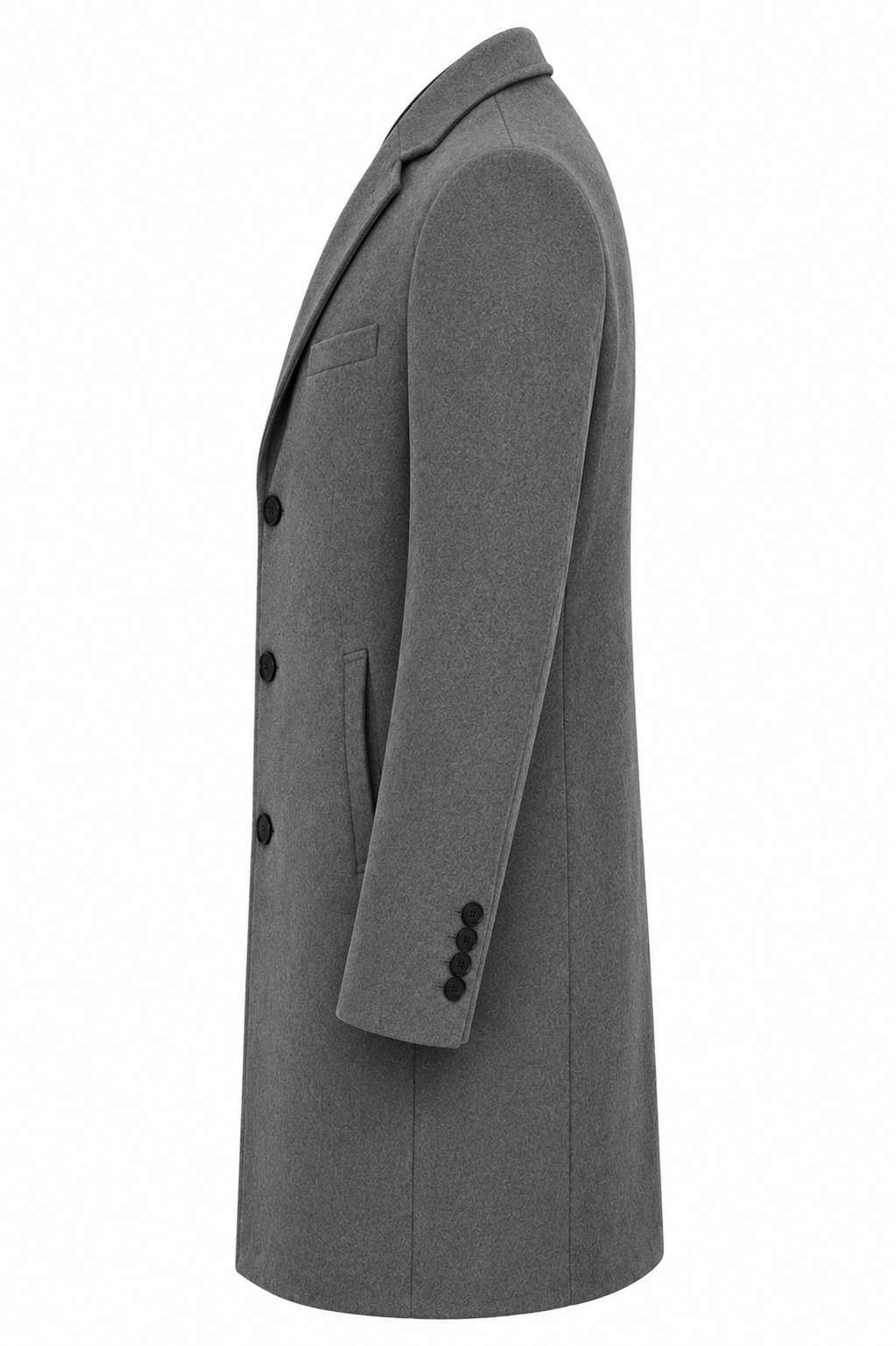 Classic Single-Breasted Wool coat