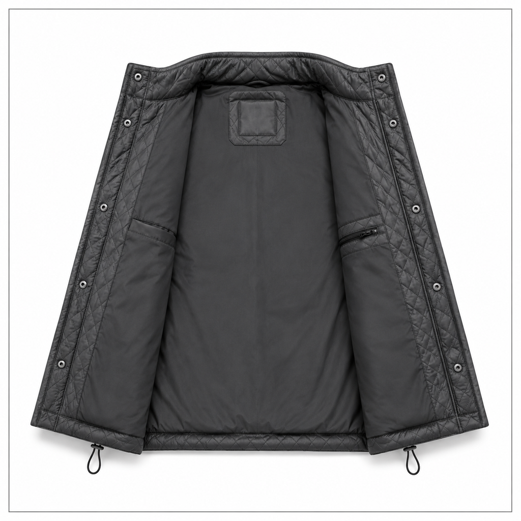 Women's pink diamond-quilted vest
