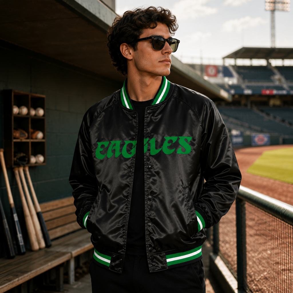 Philadelphia Eagles Satin Lightweight Jacket