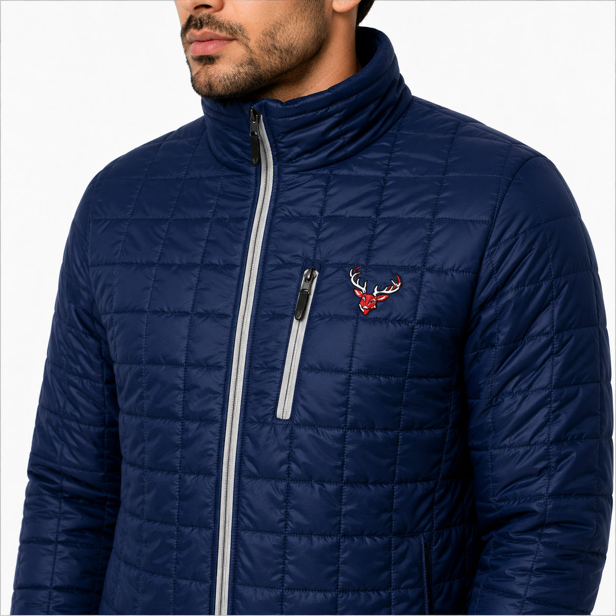 Cutter & Buck Men's Buffalo Bills "Americana" Rainier Puffer Jacket
