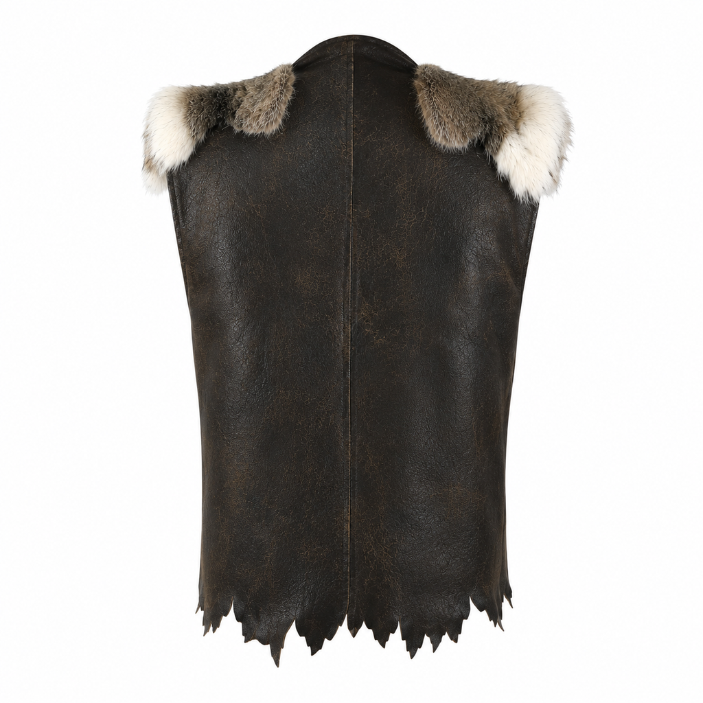 Men's Premium Zombie Leather Vest