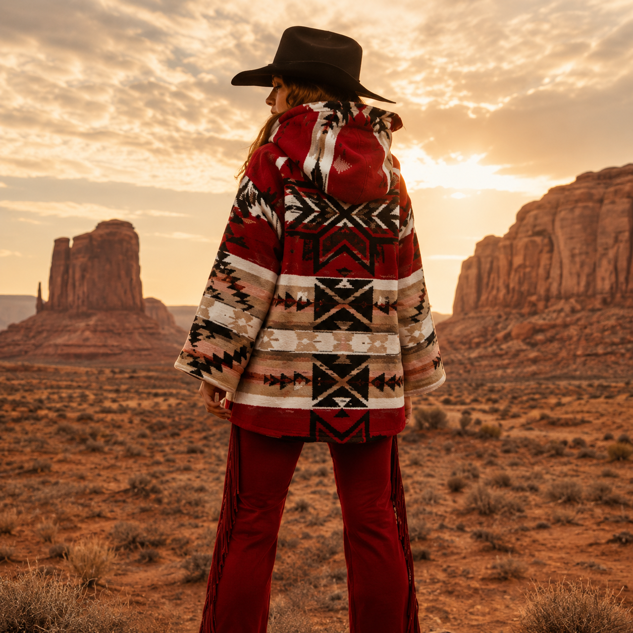 Yellowstone Beth Dutton Red wool coat
