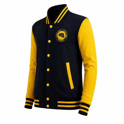 Cobra Kai Black & Yellow Varsity Jacket