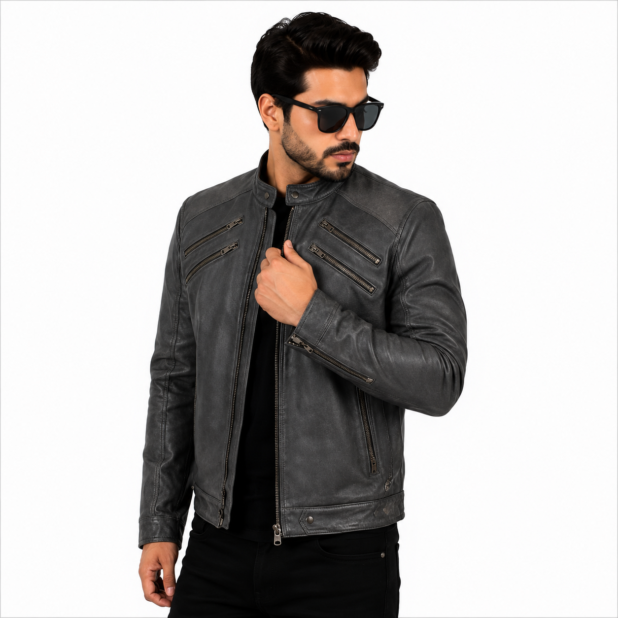 Michael Jackson Beat It MaroonLeather Jacket