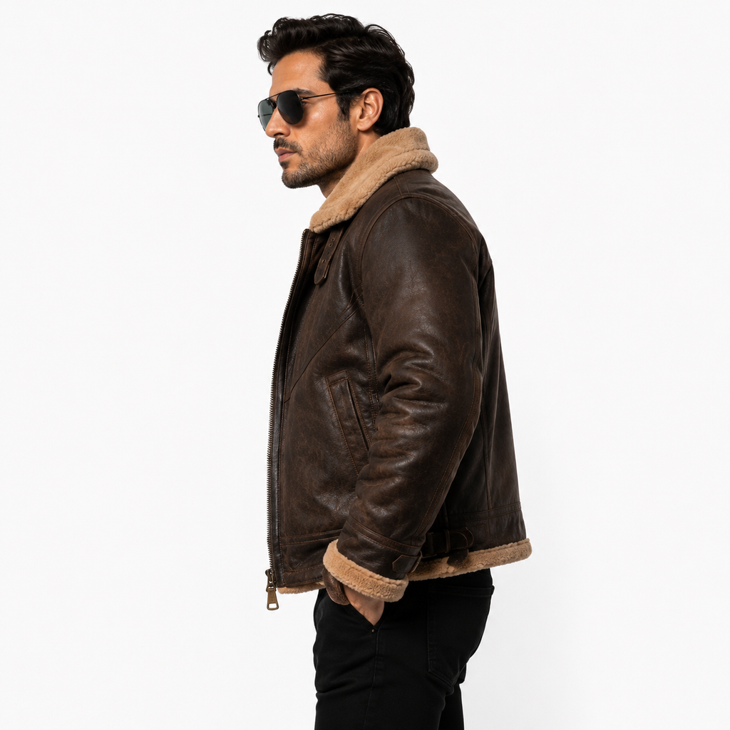 Men's Classic B-3 Aviator Flight Jacket