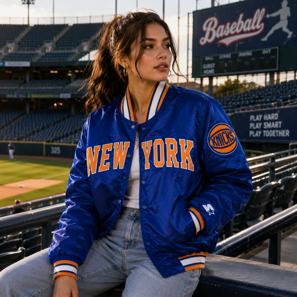 NY Knick Varsity Jacket