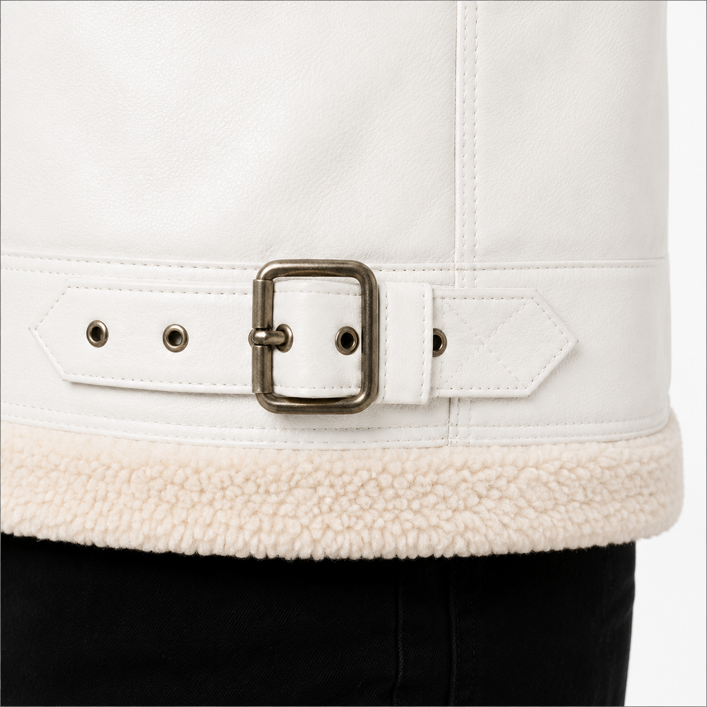 Men's Off-White / Cream B-3 Aviator Jacket