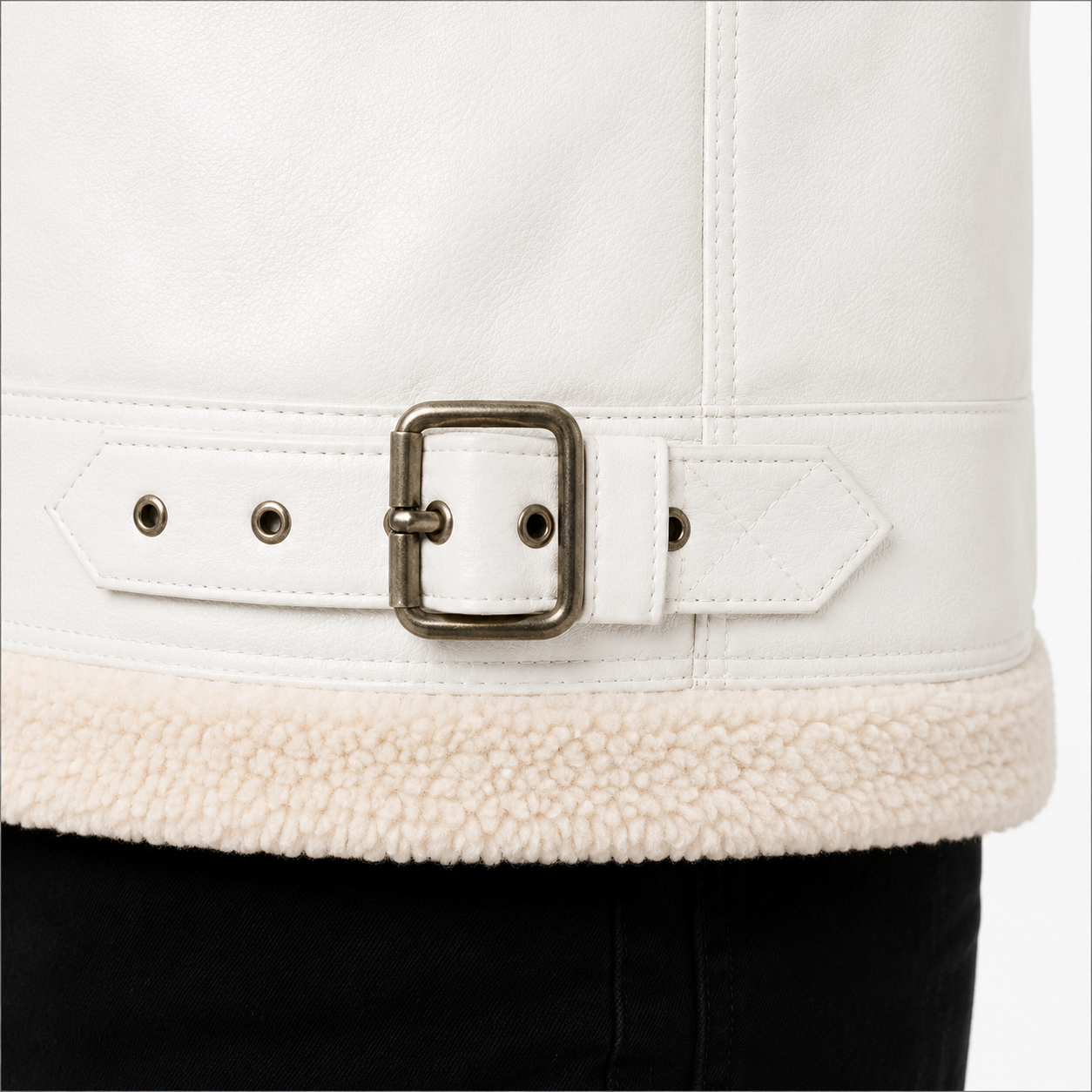 Men's Off-White / Cream B-3 Aviator Jacket