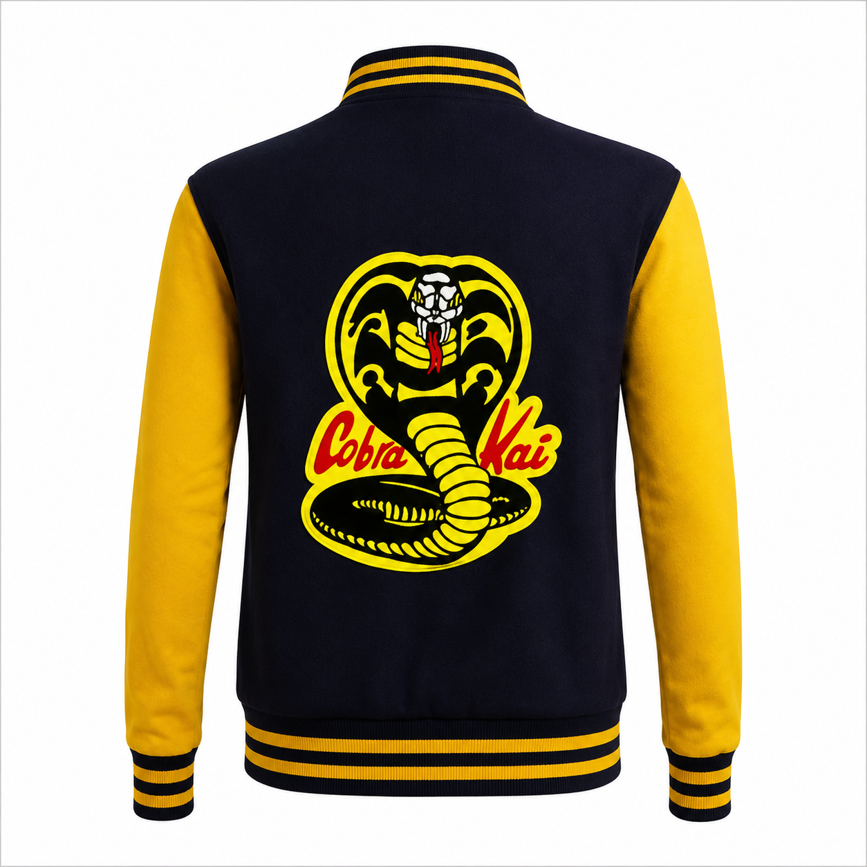 Cobra Kai Black & Yellow Varsity Jacket