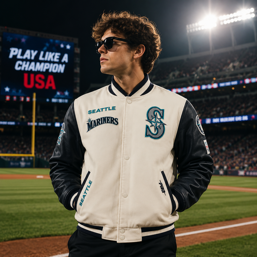 Seattle Mariners Letterman Jacket
