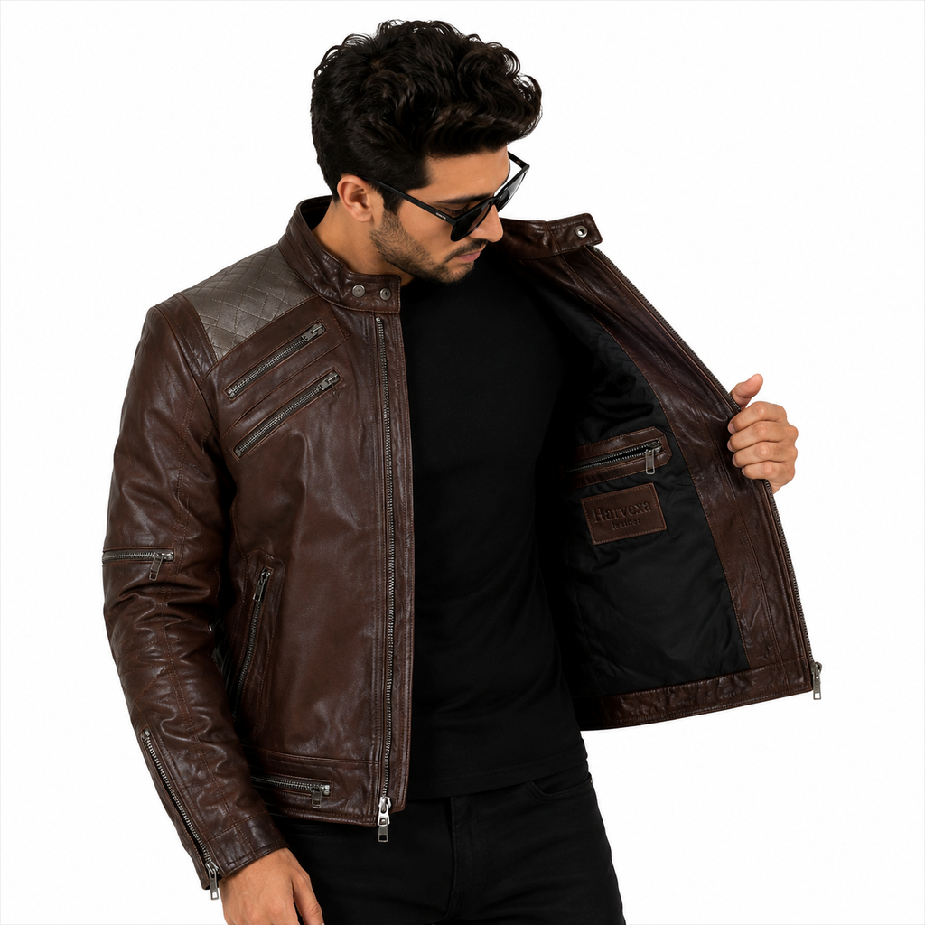 Michael Jackson Beat It Brown Leather Jacket